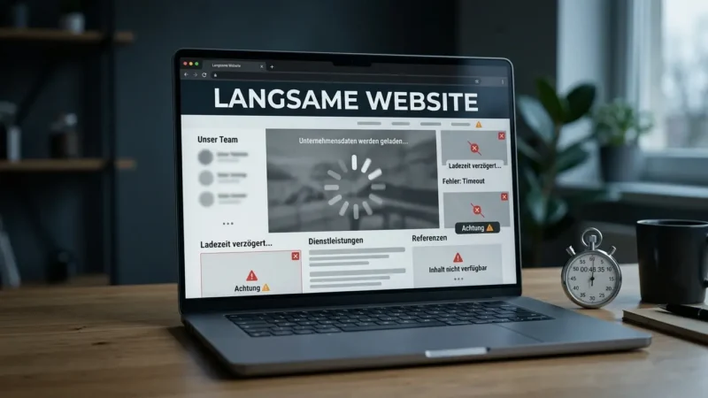 Langsame Website
