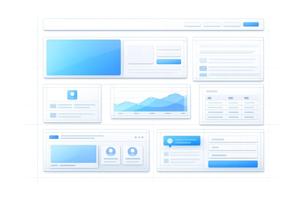 strukturierte Website