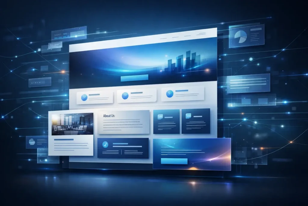 professionelle Website