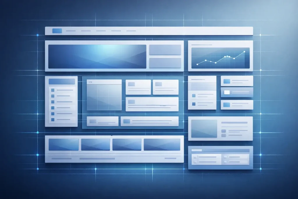 strukturierte Website